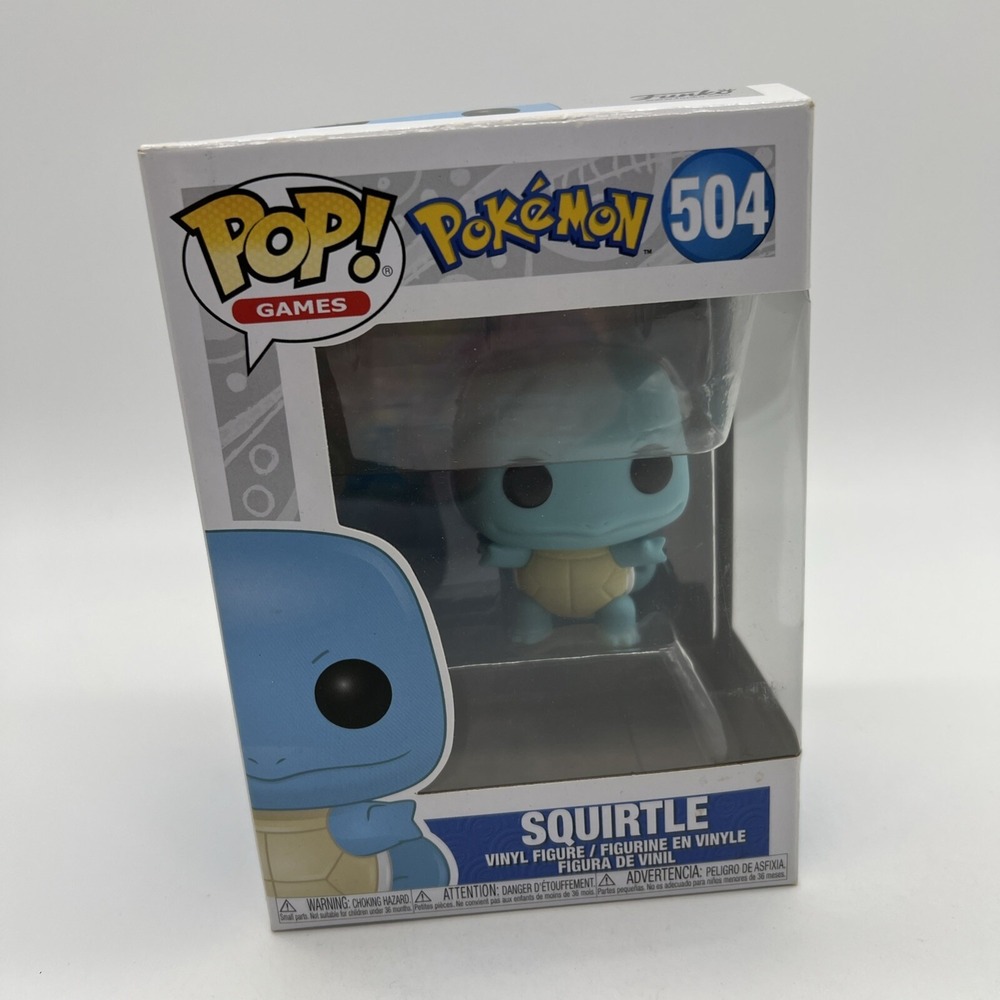 Funko Pop Pokémon Squirtle #504 Vinyl Figure w/ Box